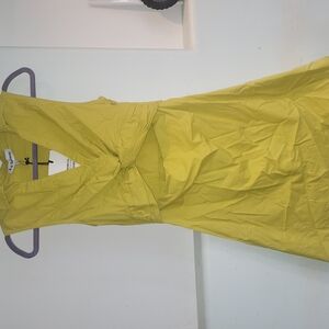 Yellow Sleeveless Dress